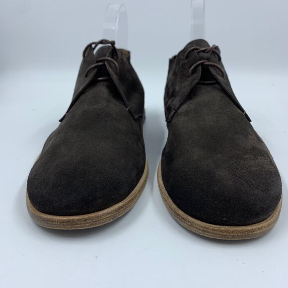 Ernesto Dolani 46 13 Oxford Loafers Brown Suede Preppy Professional Dress Casual - Picture 3 of 8